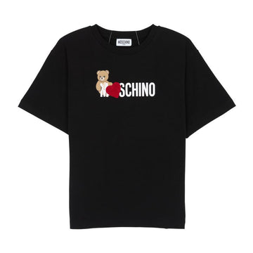 MOSCHINO キッズ半袖Tシャツ H1M060 LBA11 60100 (大人用着用可能) 160072596 [P]
