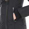 MACKAGE ラウンドフードラコーンファーパディングジャケット ブラック ADALI FR 147251600 [P]