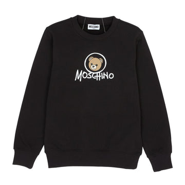 MOSCHINO Kinder Fleece Sweatshirt HXF08V LCA83 60100 (auch für Erwachsene tragbar) 160072780 [P]
