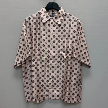 PRADA Kurzarm-Print-Seidenhemd (105) 160073449 [P]