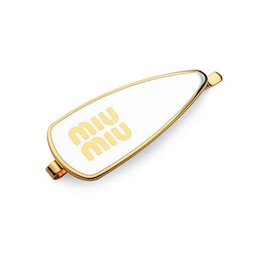 Miu Miu Logo Enamel Hair Clip 76083101 [P]