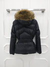 MONCLER Pelzgefütterte Kapuzenjacke mit Gürtel 1 160073859 [P]