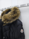 MONCLER Pelzgefütterte Kapuzenjacke mit Gürtel 1 160073859 [P]