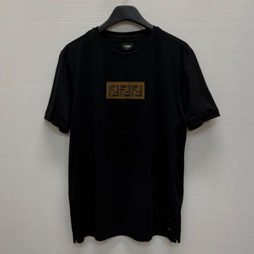 FENDI FF Box Logo Patch T-Shirt (77) 160075195 [P]