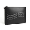 Givenchy Wave Lettering Clutch Bag Black 152540656 [P]