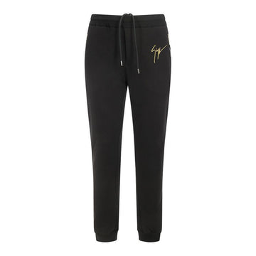 Giuseppe Zanotti Embroidered Logo Jogger Pants Black IRU0010 001 152610389 [P]