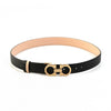 Salvatore Ferragamo Reversible Belt Macadamia Black 23A565 674559 152779684 [P]