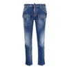 DSQUARED2 パッチポケットクールガールジーンズブルーS72LB0590 S30342 470 152831319 [P]