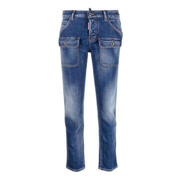 Dsquared2 Cool Girl Patch Pocket Denim Blue 152831319 [P]