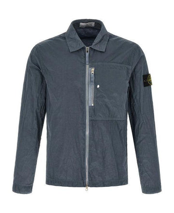 STONE ISLAND ナイロンメタルインEconylオーバーシャツ 156725949 [P]