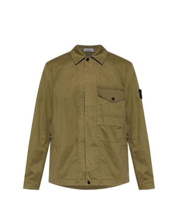 STONE ISLAND コットンストレッチブロークントレーナー L1S15 1200001 S0004 V015G 156726181 [P]