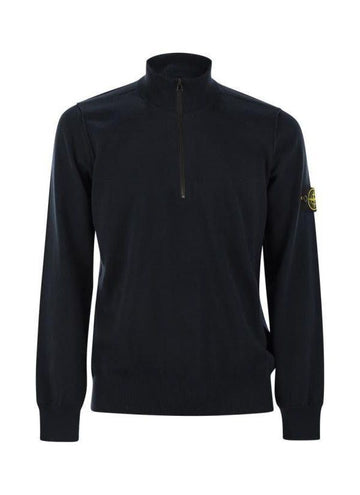 STONE ISLAND ソフトコットンハーフジップスウェット5100063 156726231 [P]