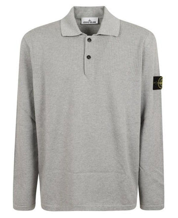 STONE ISLAND マイクロスティッチソフトコットンポロシャツリブ 156726315 [P]