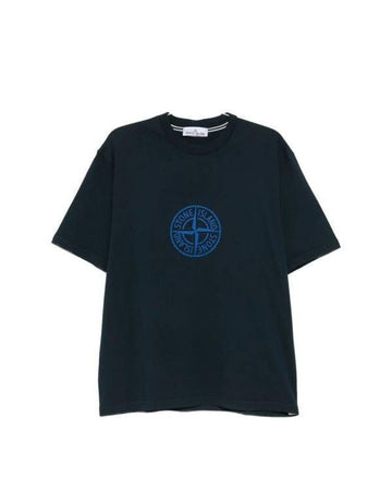 STONE ISLAND Baumwoll-Jersey-T-Shirt mit kurzem Arm 156726373 [P]
