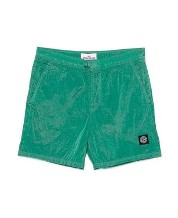 STONE ISLAND ナイロン メタル イン Econyl ショーツ 156726405 [P]