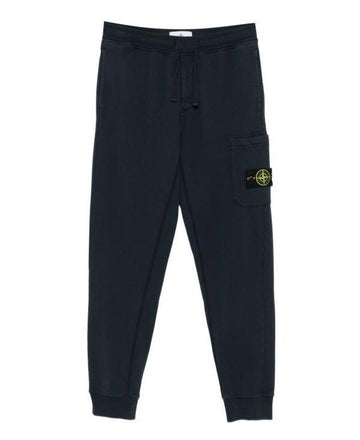 Stone Island Organic Cotton Fleece Slim Fit Cargo Pocket Joggers 156726660 [P]