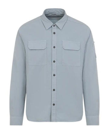 CP COMPANY Gabardine Langarm Lens Hemd Organisches Linsen 156726810 [P]