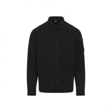 CP Company Gabardine Long Sleeve Lens Shirt Organic Lens 156726883 [P]