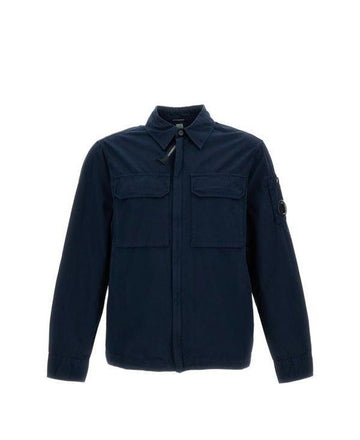 CP Company Gabarine Lens Overshirt Organic Zipper Lens 156726897 [P]