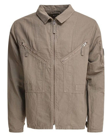 CP COMPANY コットンリネンオーバーシャツフルジップ 156726932 [P]