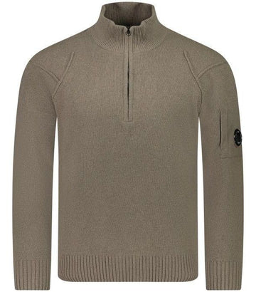 CP Company Lambswool Polo Collar Half Zip Knit Sweater 156727116 [P]