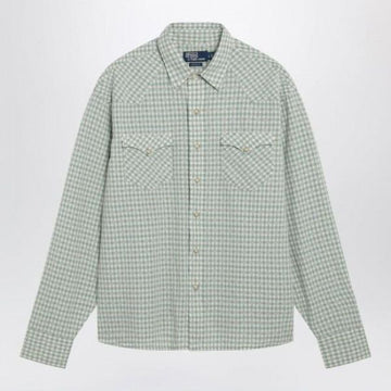 Polo Ralph Lauren Classic Fit Madras Western Shirt 156727723 [P]
