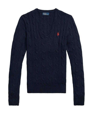 Polo Ralph Lauren Embroidered Pima Cotton V-Neck Knit 156728168 [P]