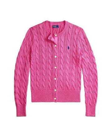 Polo Ralph Lauren Cotton Cable Cardigan with Pony Logo Embroidery 156728279 [P]