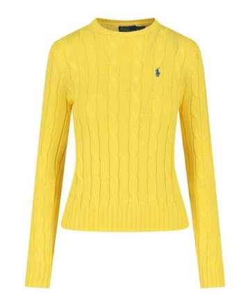 POLO RALPH LAUREN Pima Baumwolle Kabelstrickpullover mit Pony-Logo 156728309 [P]