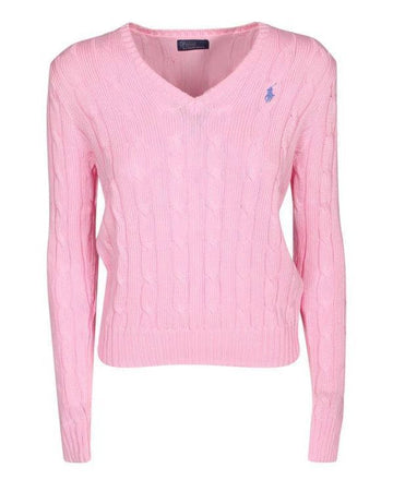 Polo Ralph Lauren Pony Logo Embroidered Pima Cotton V-Neck Knit 156728313 [P]
