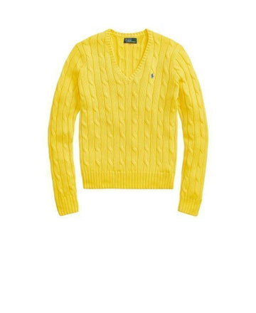 Polo Ralph Lauren Pima Cotton V-Neck Knit with Pony Logo Embroidery 156728272 [P]