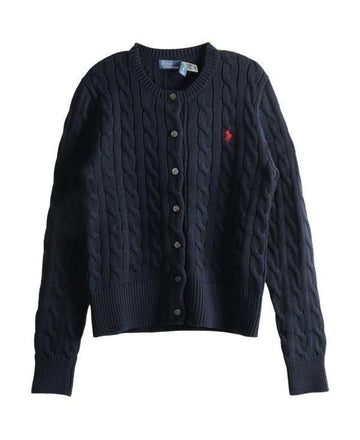 Polo Ralph Lauren Cotton Cable Cardigan with Pony Logo Embroidery 156728321 [P]