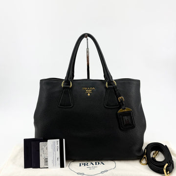 Prada Vitello Daino Tote and Shoulder Bag bn2794 160079242 [P]
