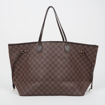 LOUIS VUITTON Neverfull Schultertasche aus Damier Ébène Canvas 158542101 [P]