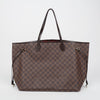 LOUIS VUITTON Neverfull Schultertasche in Damier Ébène Canvas 158542101 [P]
