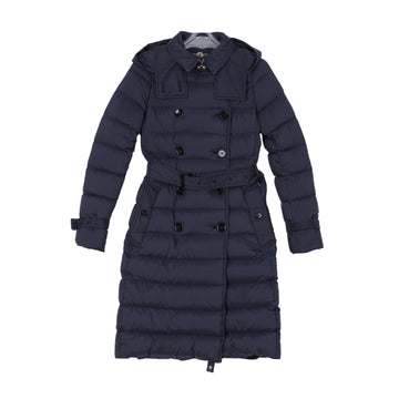 BURBERRY Damen abnehmbarer Kapuzen-Langparka Navy 158542313 [P]