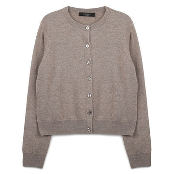 Weekend MaxMara Wool and Cashmere Beige Cardigan WKDNEBBIA-002 156973817 [P]
