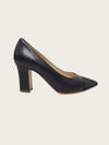 CHANEL Schwarze klassische Blockabsatzpumps 36 160079668 [P]