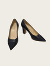 CHANEL Schwarze klassische Blockabsatzpumps 36 160079668 [P]