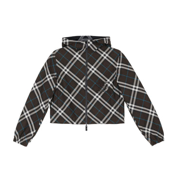 BURBERRY Crop Reversible Check Jacke 159799385 [P]