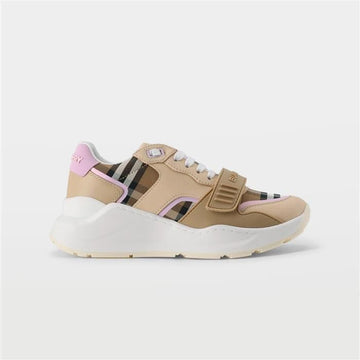 BURBERRY チェック女性ロートップスニーカー 156912526 [P]