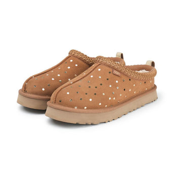 UGG K Taz SHINY DOTS Pantoletten Chestnut 1180230K-CHE 160080431 [P]