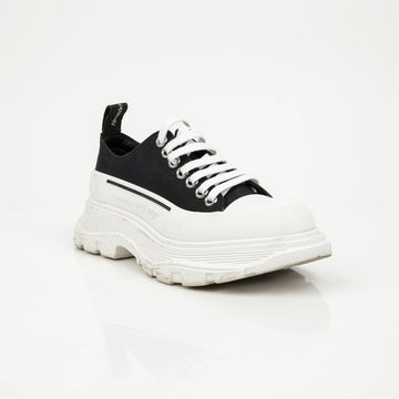 ALEXANDER MCQUEEN トレッド スリック ブラック レースアップ スニーカー 159273990 [P]