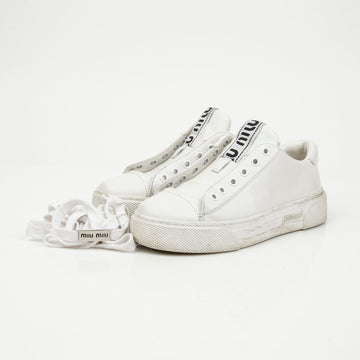 MIU MIU Logo Low-Top Sneakers 5E165D 159709595 [P]
