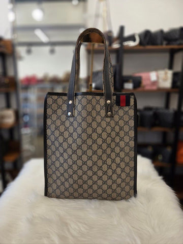 Gucci Canvas Tote Bag 211135 160080936 [P]