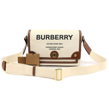 Burberry Natural Tan Horseferry Print Canvas Note Crossbody Bag 80302491 160081347 [P]
