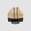 CHANEL Gabrielle Rucksack klein Beige 26 160081854 [P]