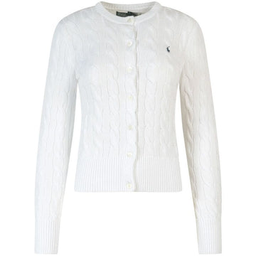 Polo Ralph Lauren Classic Cardigan with Pony Embroidery White 151500008 [P]