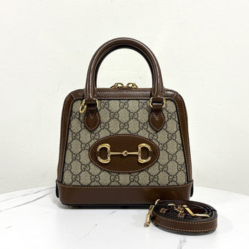 GUCCI ホースビット 1955 ミニ トップハンドル トートバッグ & ショルダーバッグ (640716) 160091576 [P]