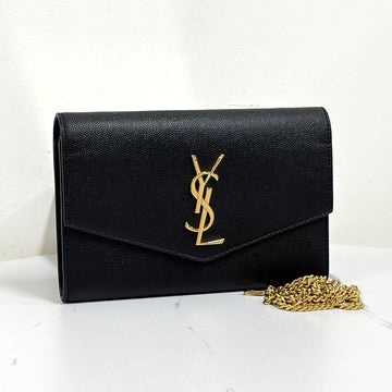 SAINT LAURENT アップタウンチェーンクロスバッグ & ショルダーバッグ ブラック (607788) 160092551 [P]